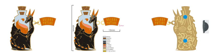 Dragon Potion Pin - Image 2