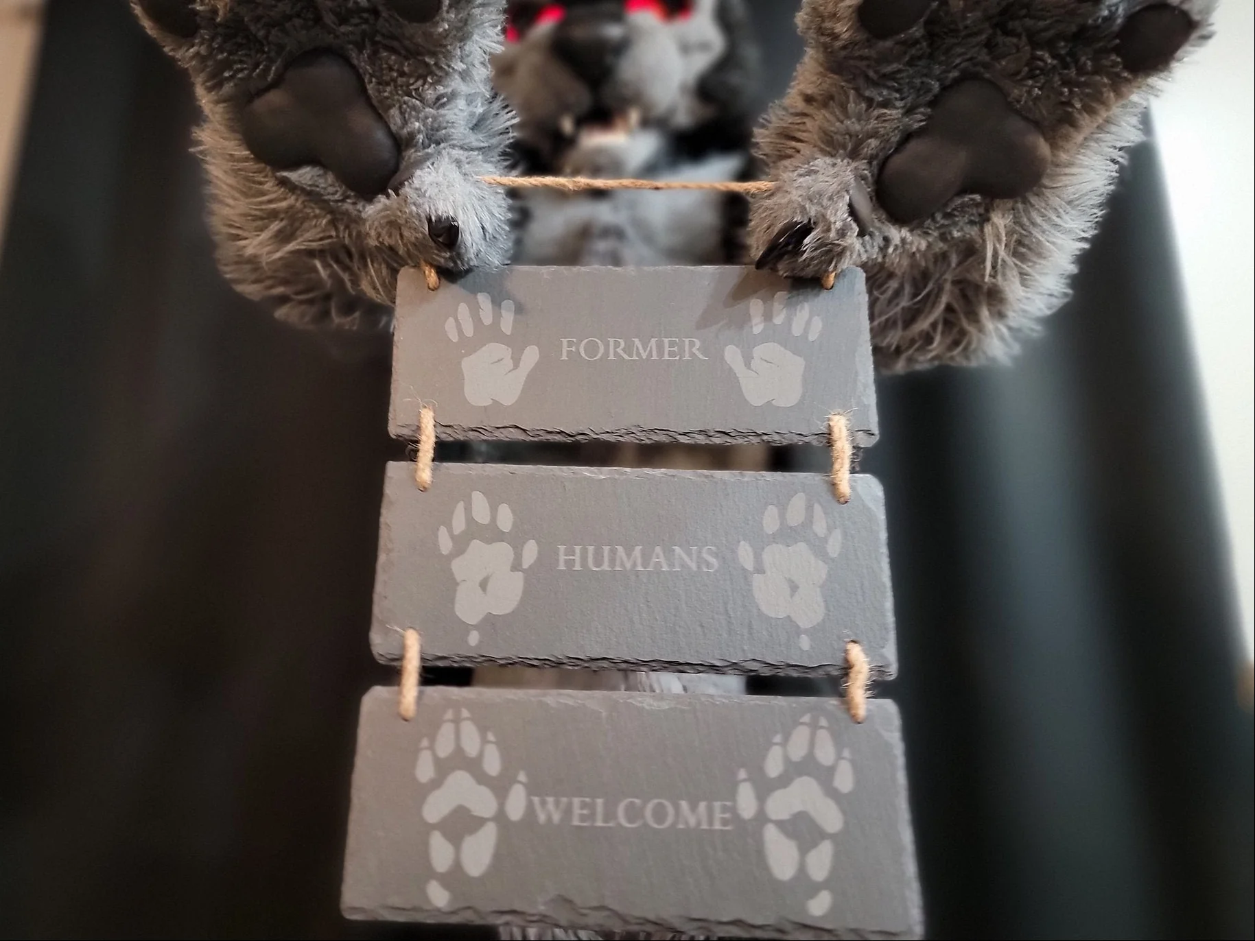 Former Humans Welcome Sign - Image 3