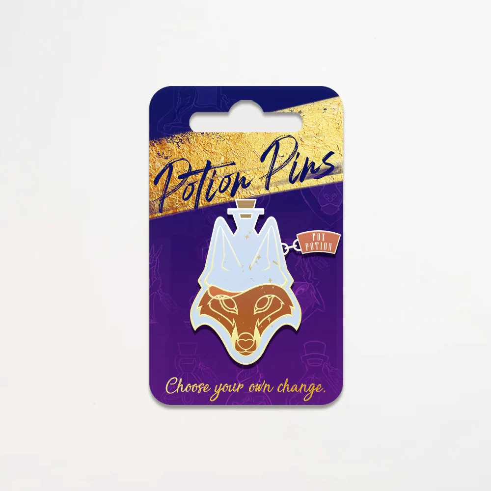 Fox Potion Pin