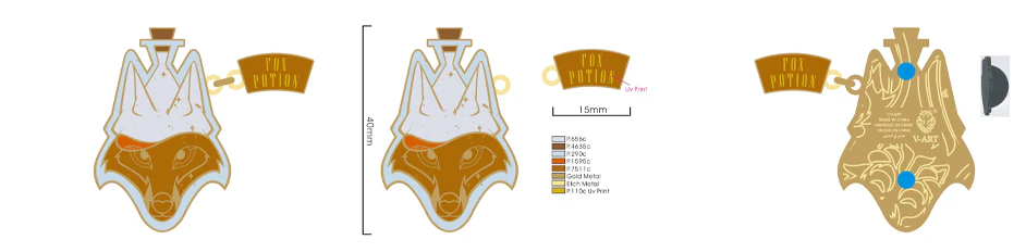 Fox Potion Pin - Image 2