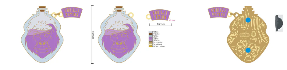 Gorilla Potion Pin - Image 2