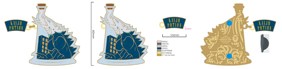 Kaiju Potion Pin - Image 2