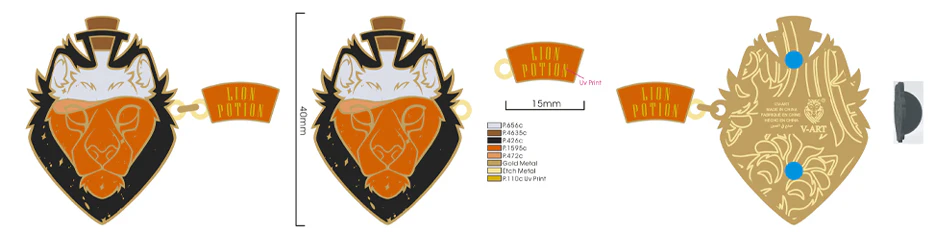 Lion Potion Pin - Image 2