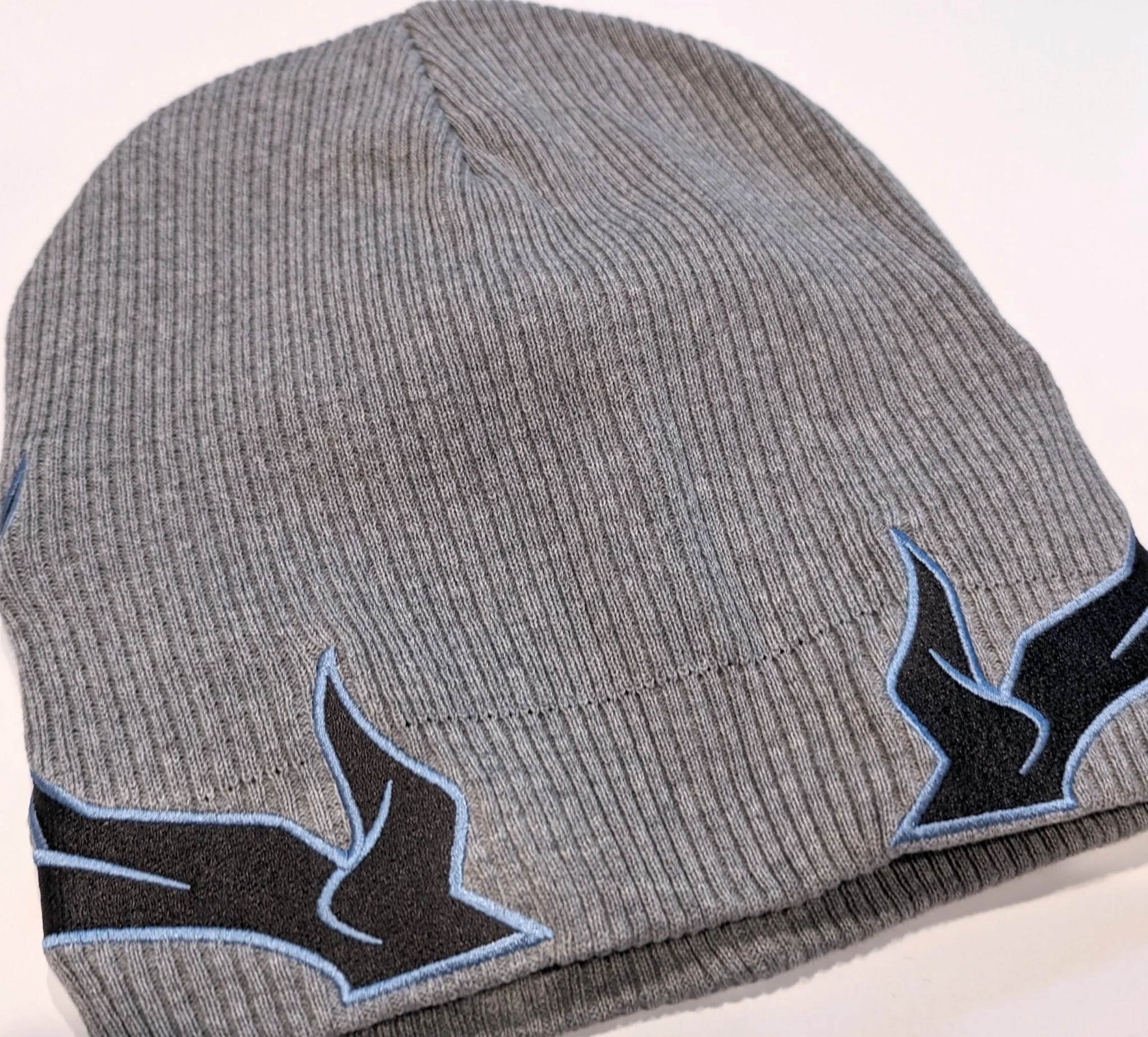 Deer Beanie: Grey/Blue - Image 3
